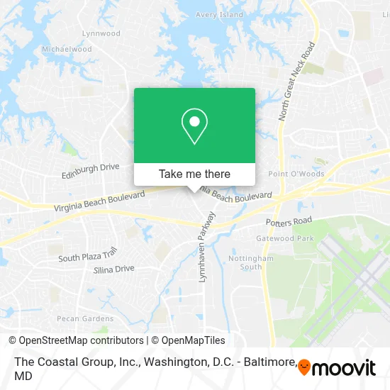 The Coastal Group, Inc. map