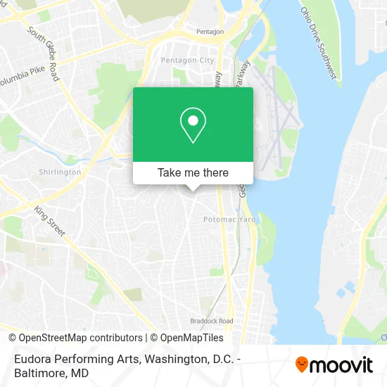 Eudora Performing Arts map