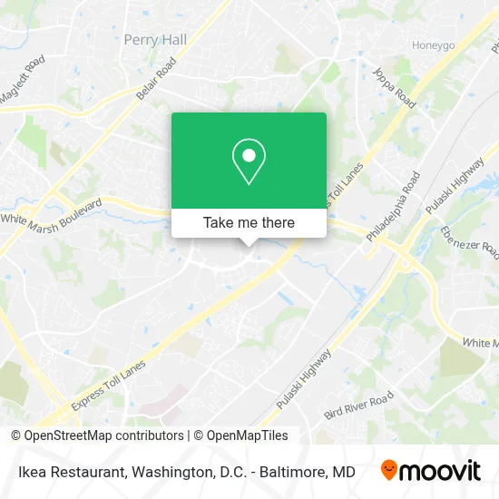 Ikea Restaurant map