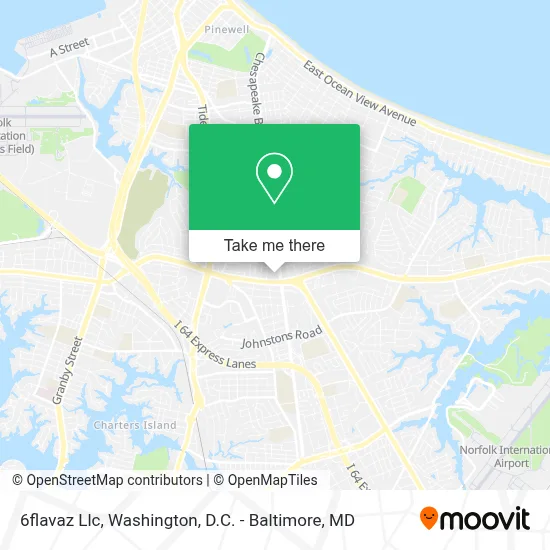 6flavaz Llc map