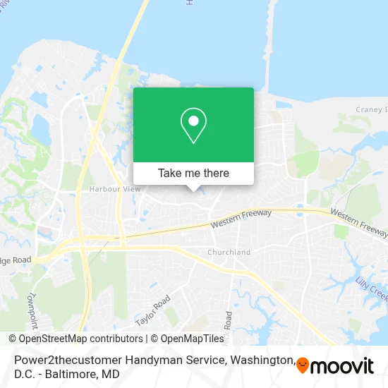 Power2thecustomer Handyman Service map