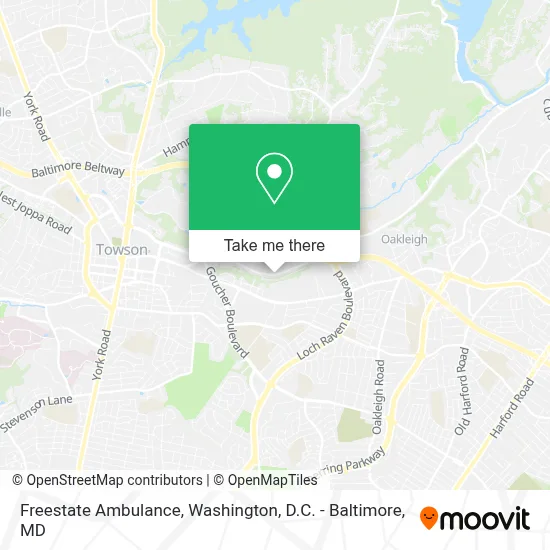 Freestate Ambulance map