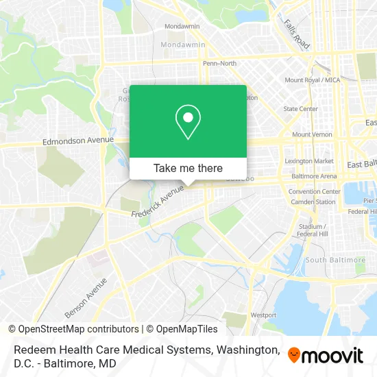 Redeem Health Care Medical Systems map