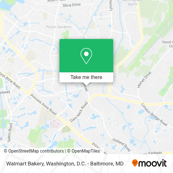Walmart Bakery map