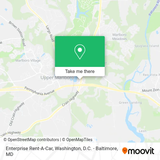 Enterprise Rent-A-Car map