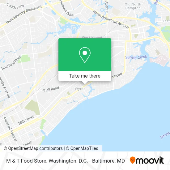M & T Food Store map