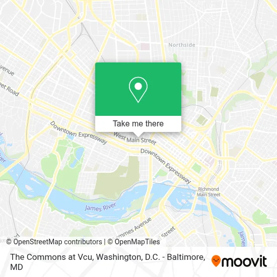 The Commons at Vcu map