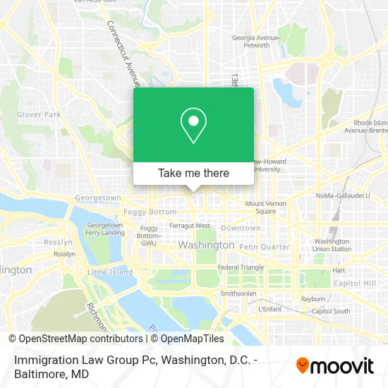 Immigration Law Group Pc map