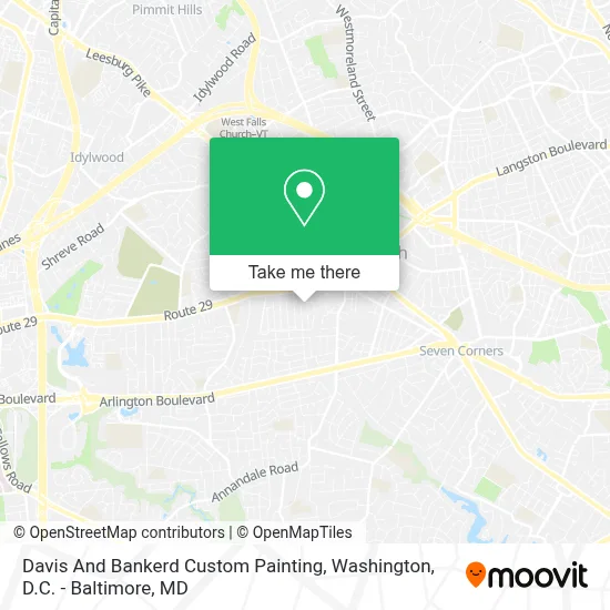 Davis And Bankerd Custom Painting map