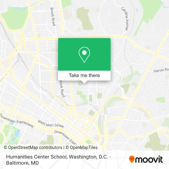 Humanities Center School map