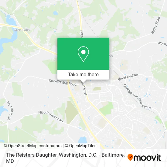 The Reisters Daughter map
