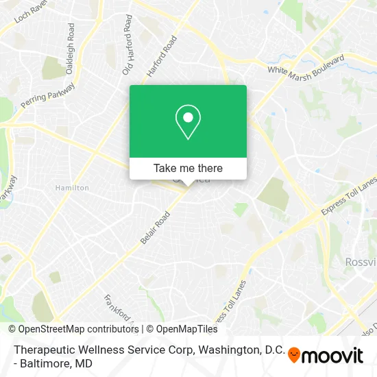 Therapeutic Wellness Service Corp map