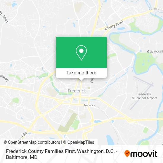 Frederick County Families First map