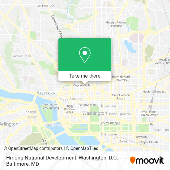 Hmong National Development map