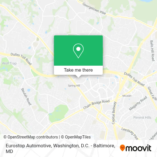 Eurostop Automotive map