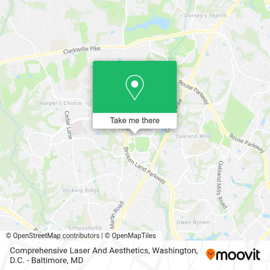 Comprehensive Laser And Aesthetics map