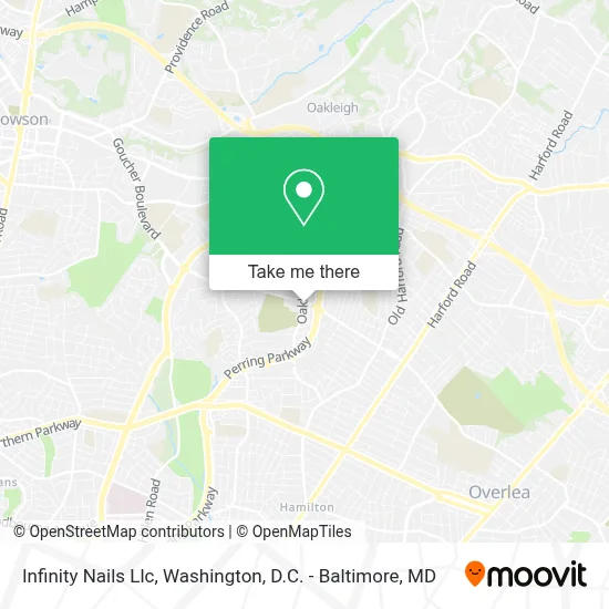 Infinity Nails Llc map