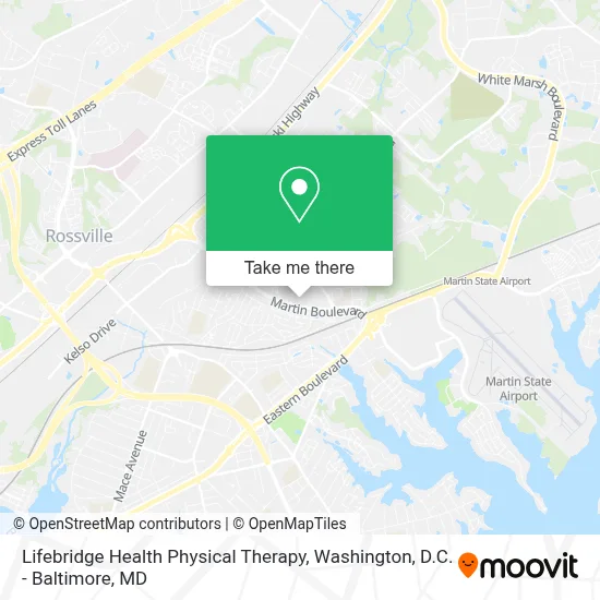 Lifebridge Health Physical Therapy map