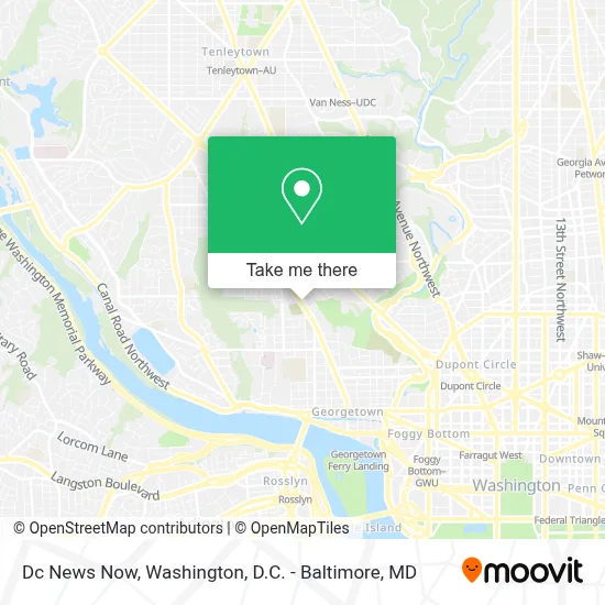 Dc News Now map