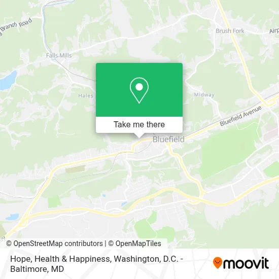 Hope, Health & Happiness map
