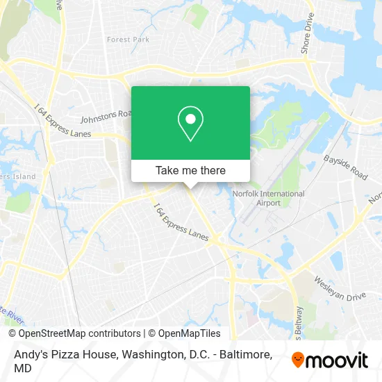 Andy's Pizza House map