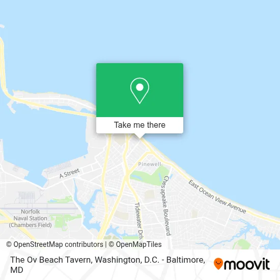 The Ov Beach Tavern map