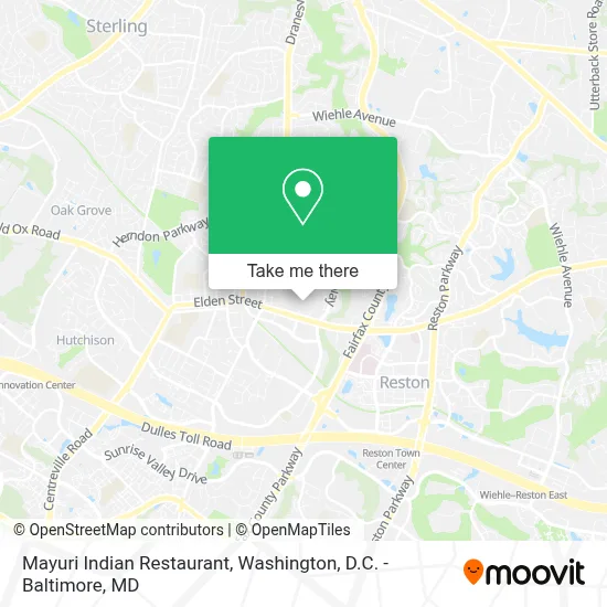 Mayuri Indian Restaurant map