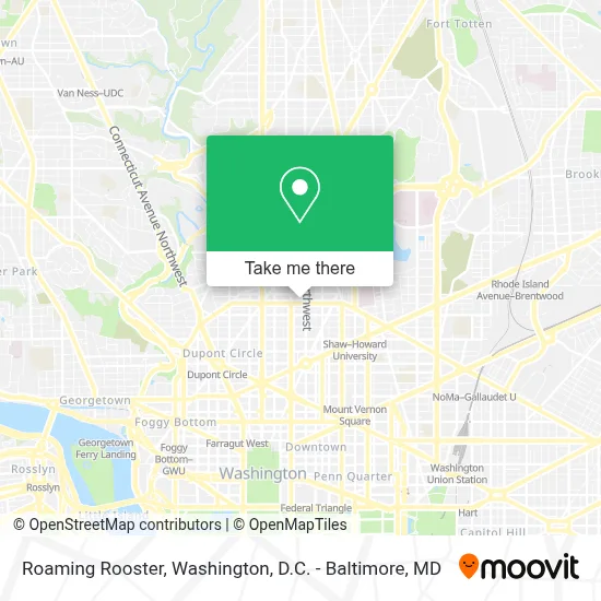 Roaming Rooster map