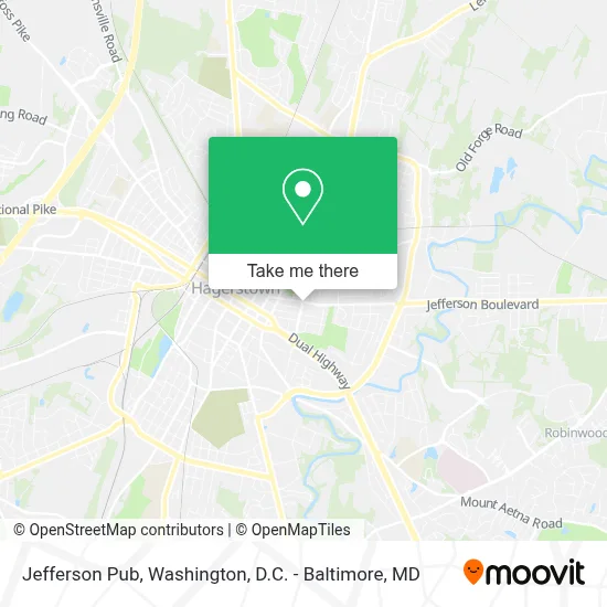 Jefferson Pub map