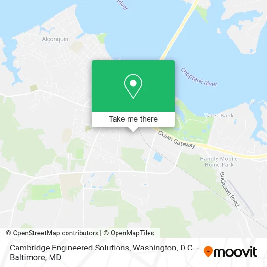 Cambridge Engineered Solutions map