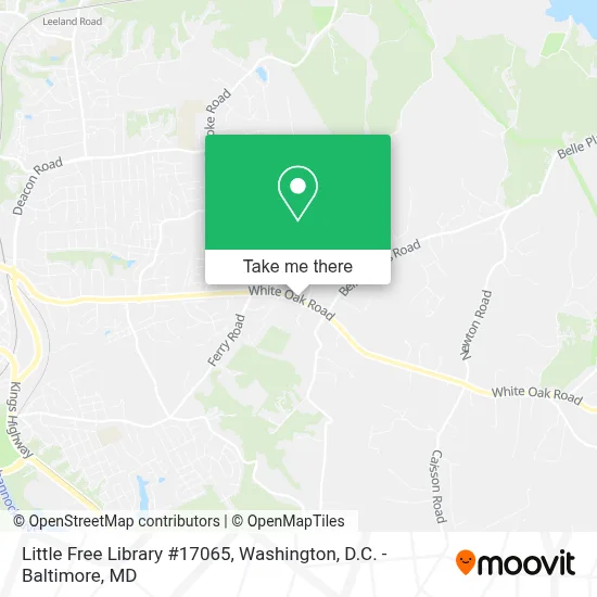 Little Free Library #17065 map