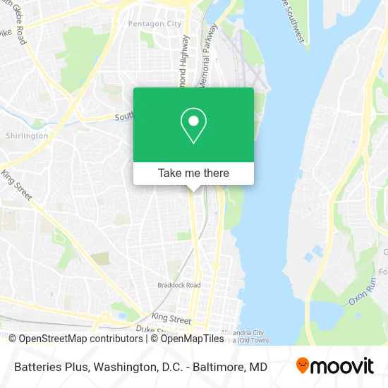 Batteries Plus map