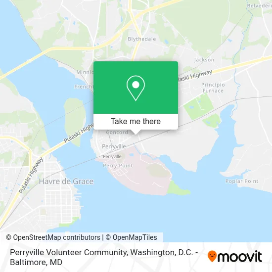 Perryville Volunteer Community map