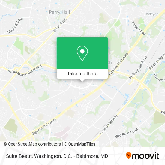Suite Beaut map