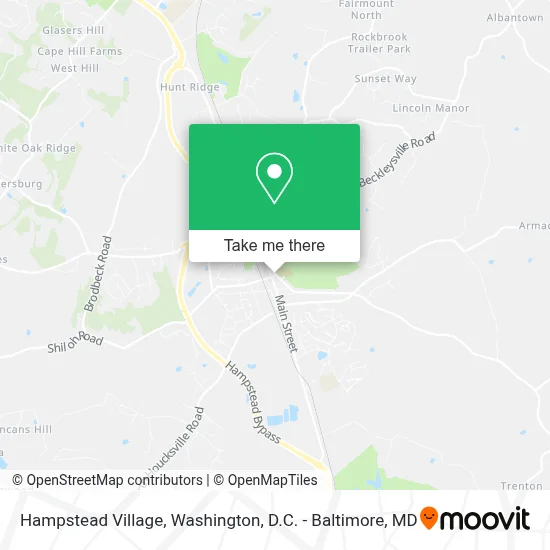 Hampstead Village map