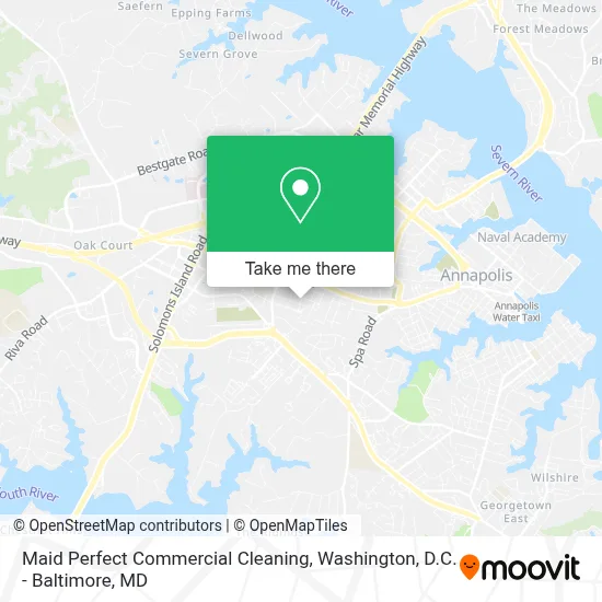 Maid Perfect Commercial Cleaning map