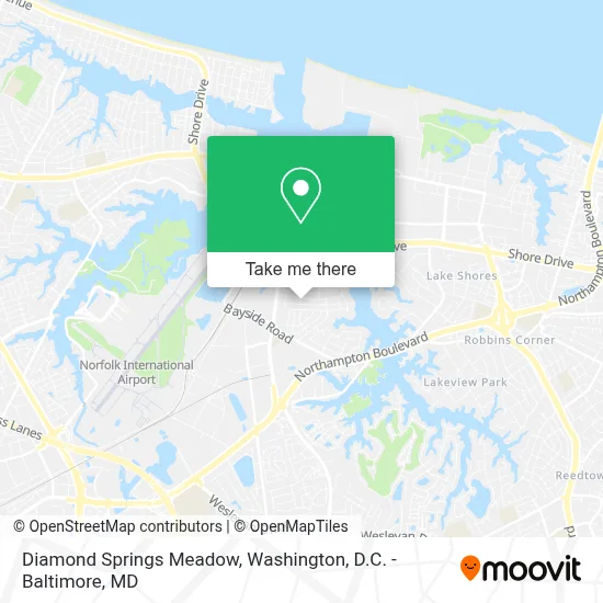Diamond Springs Meadow map