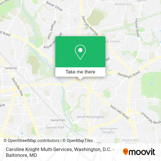 Caroline Knight Multi-Services map