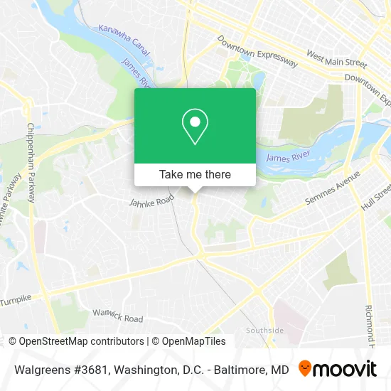 Walgreens #3681 map