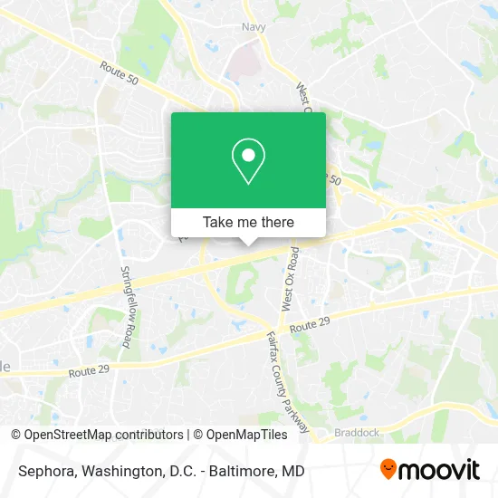 Sephora map