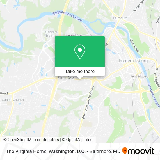 The Virginia Home map