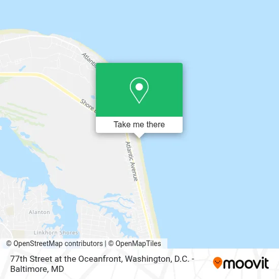 77th Street at the Oceanfront map