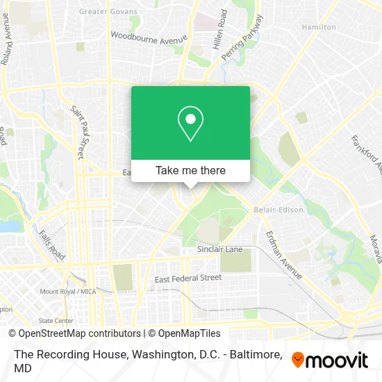The Recording House map