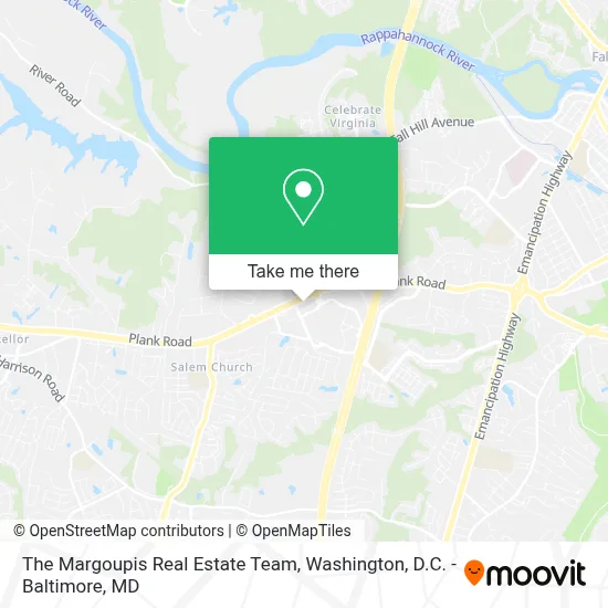 The Margoupis Real Estate Team map