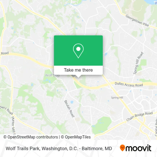 Wolf Trails Park map