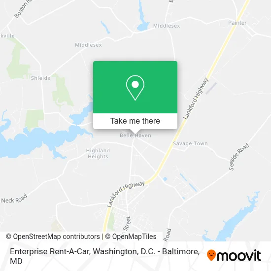 Enterprise Rent-A-Car map