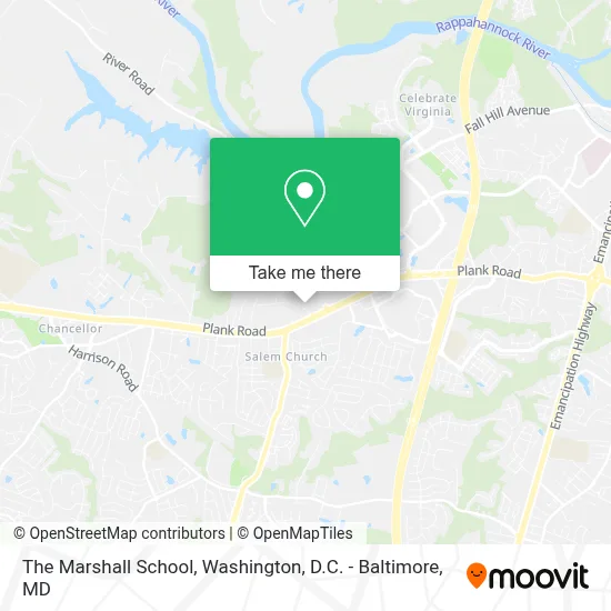 The Marshall School map