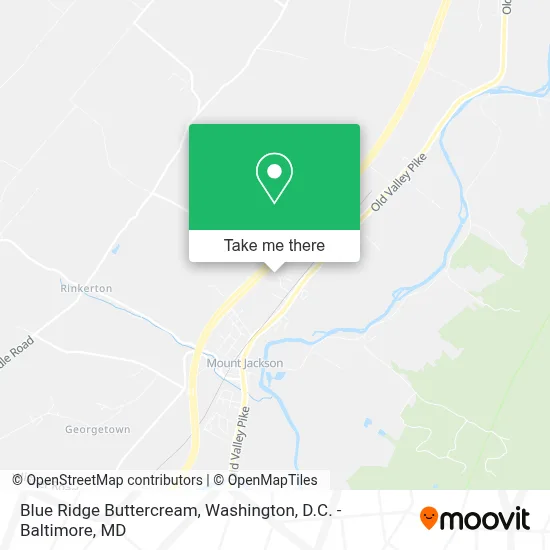 Blue Ridge Buttercream map