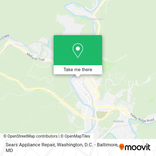 Sears Appliance Repair map