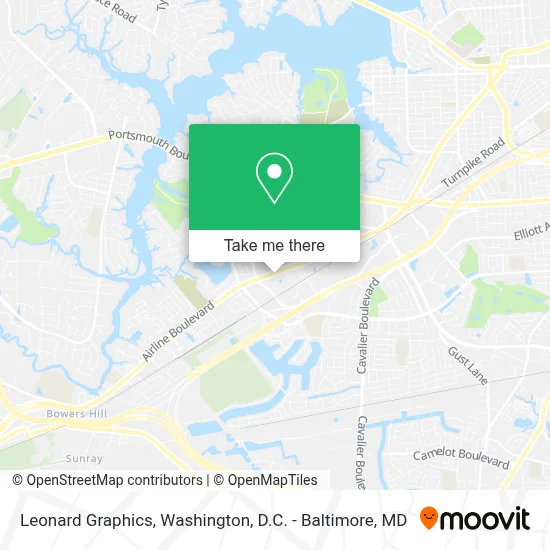 Leonard Graphics map